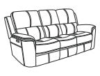 Henry Power Reclining Sofa with Power Headrests & Lumbar