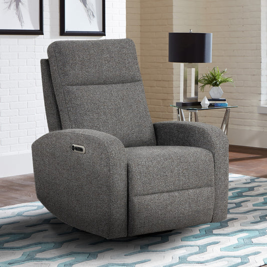 Parker Living Thriller - Natural Beauty Grey Power Swivel Glider Recliner Two Pack