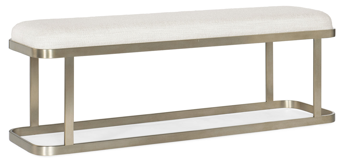 Linville Falls River Branch Upholstered Bench