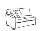 Bryant LAF Loveseat