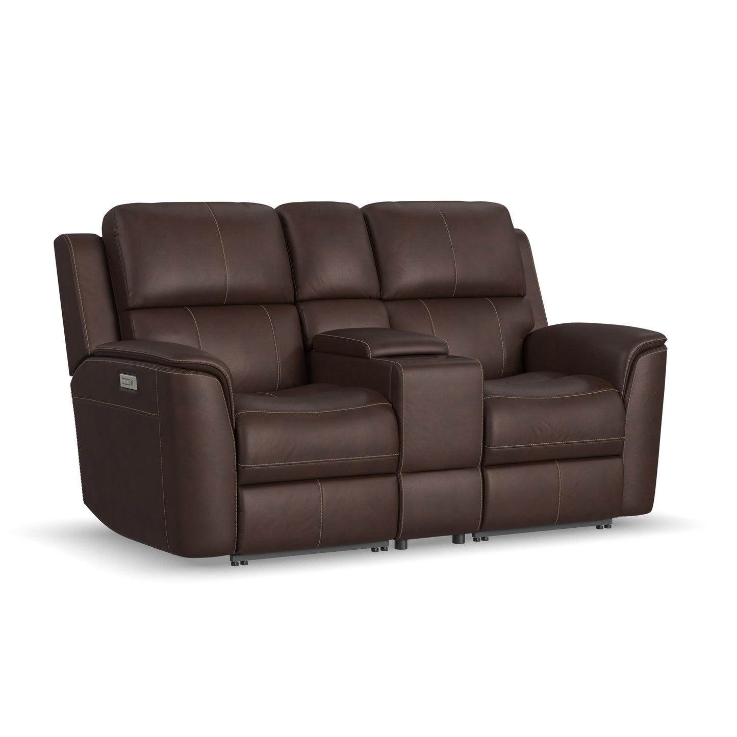 Henry Power Reclining Loveseat with Console & Power Headrests & Lumbar