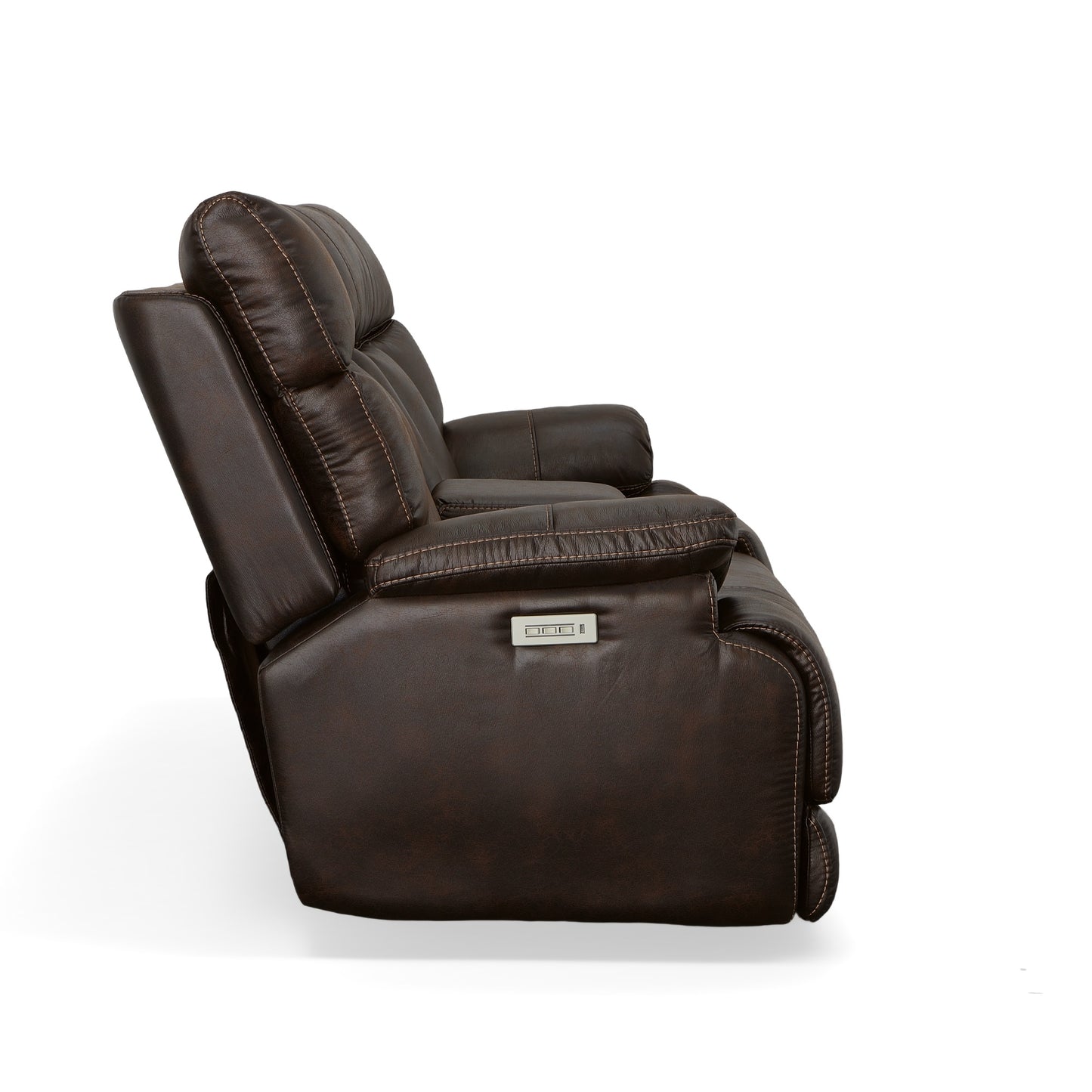 Clive Power Reclining Loveseat with Console & Power Headrests & Lumbar