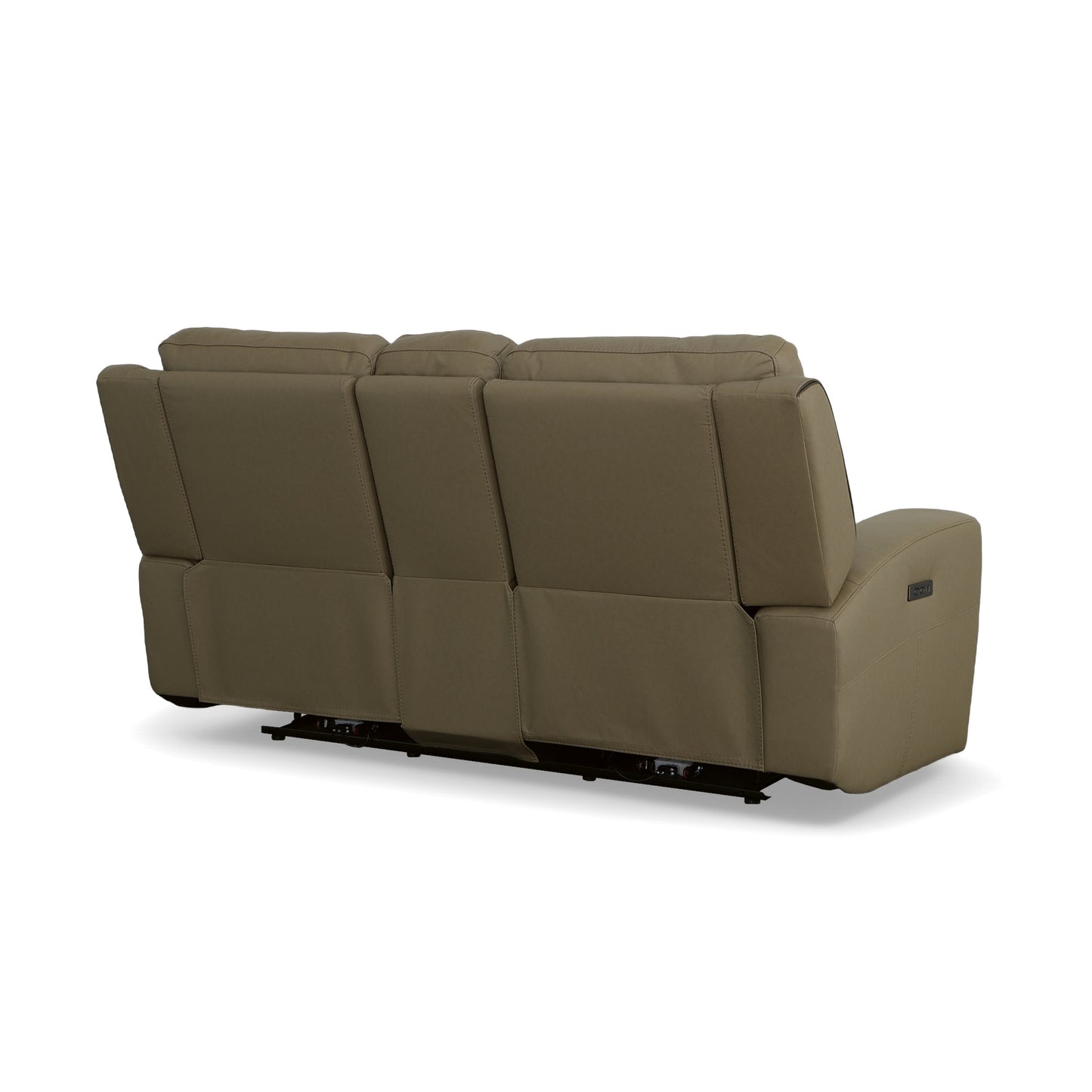 Iris Power Reclining Loveseat with Console & Power Headrests