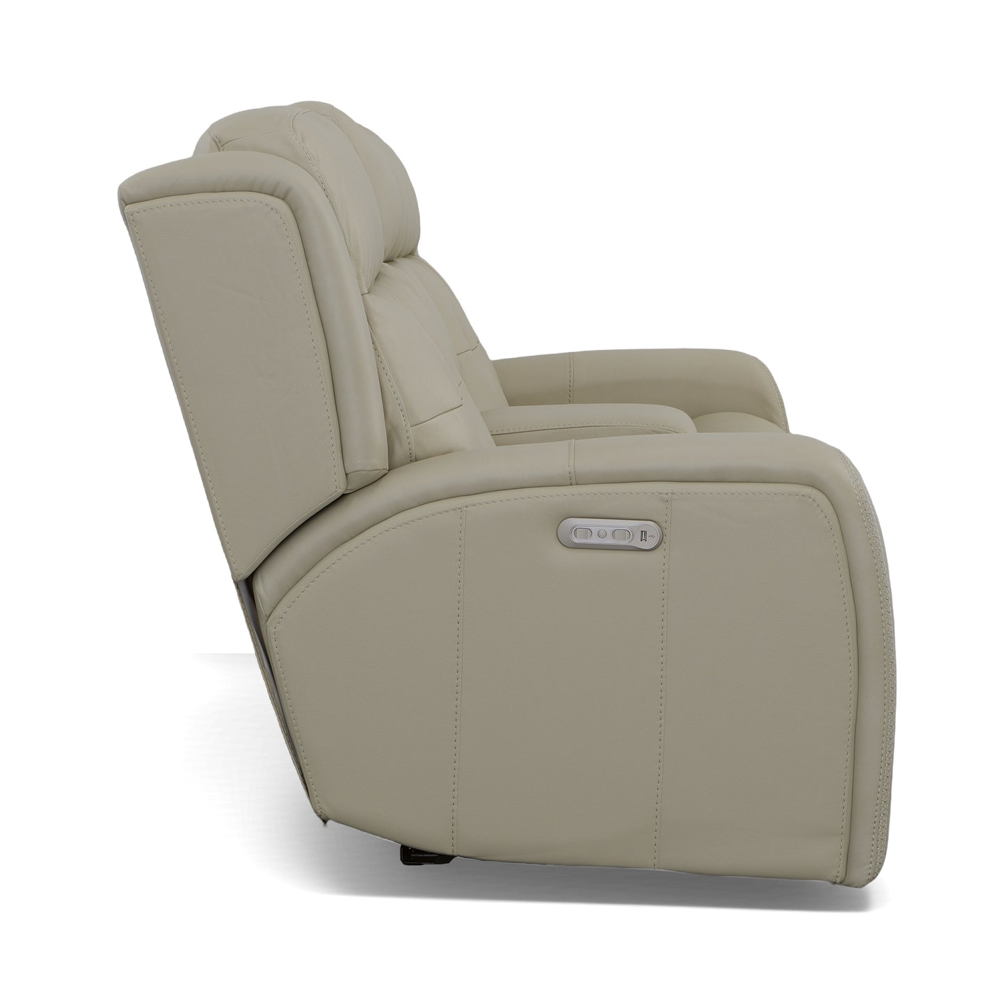 Grant Power Reclining Loveseat with Console & Power Headrests