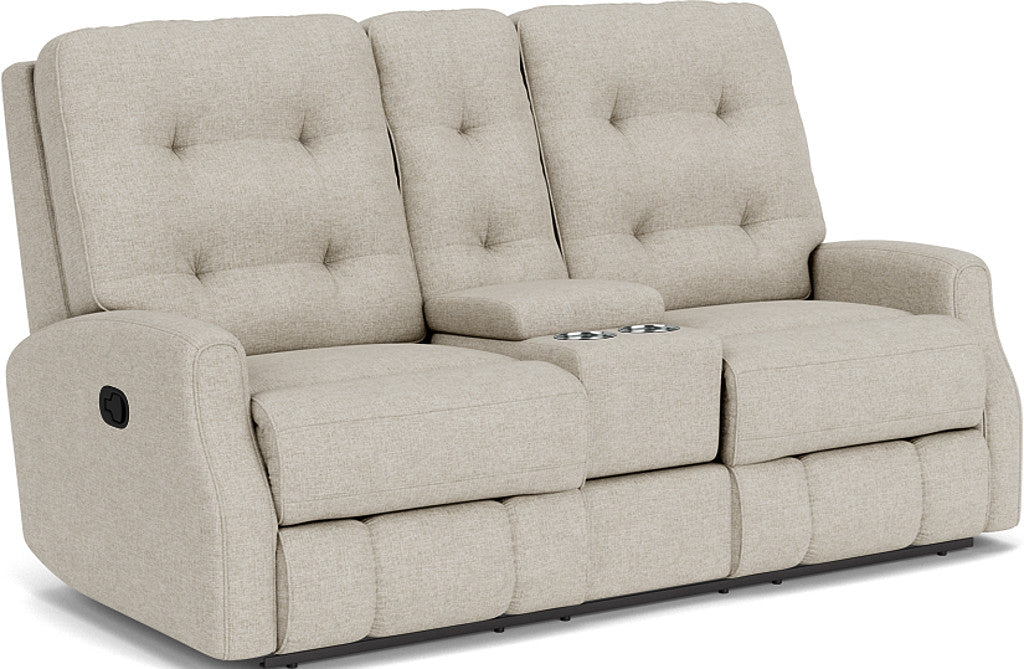 Devon Reclining Loveseat with Console